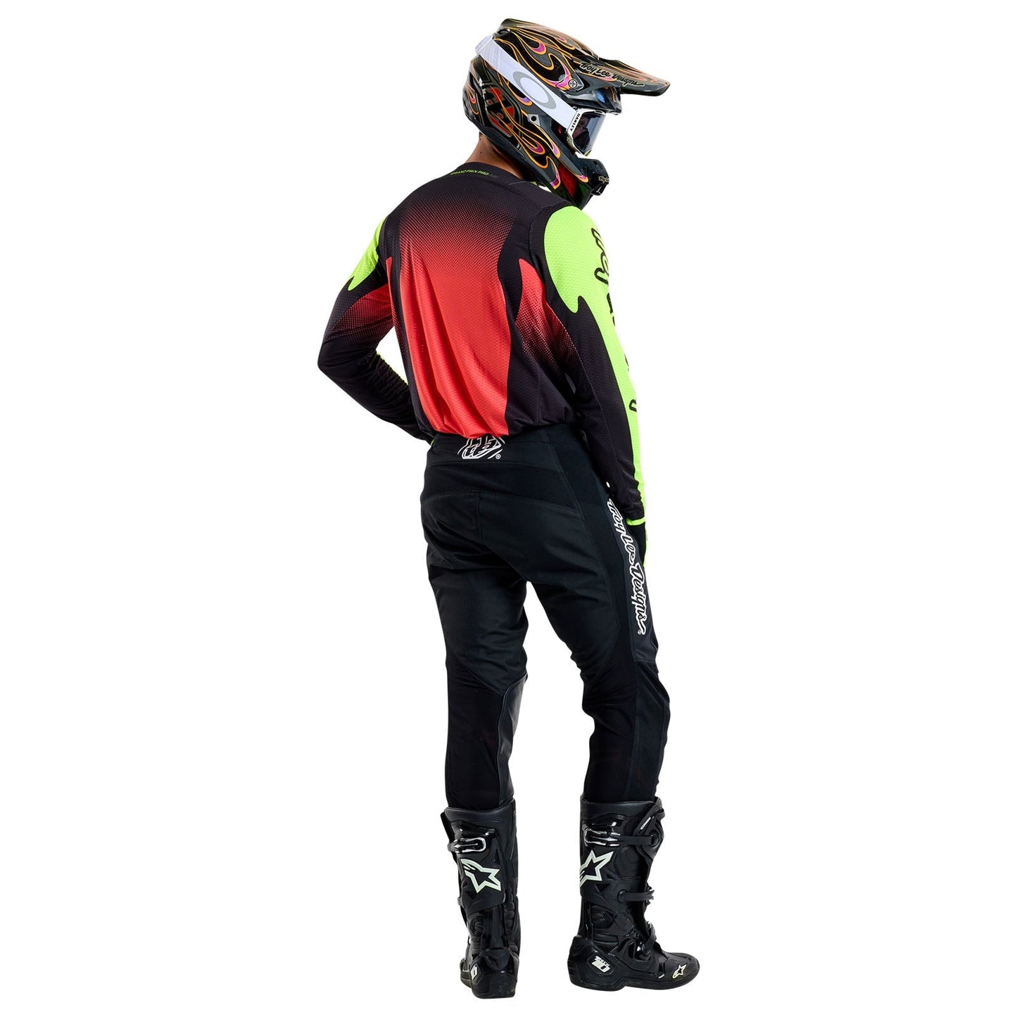 TLD GP Pro Air Jersey Ripple Glo Yellow / Infra Red