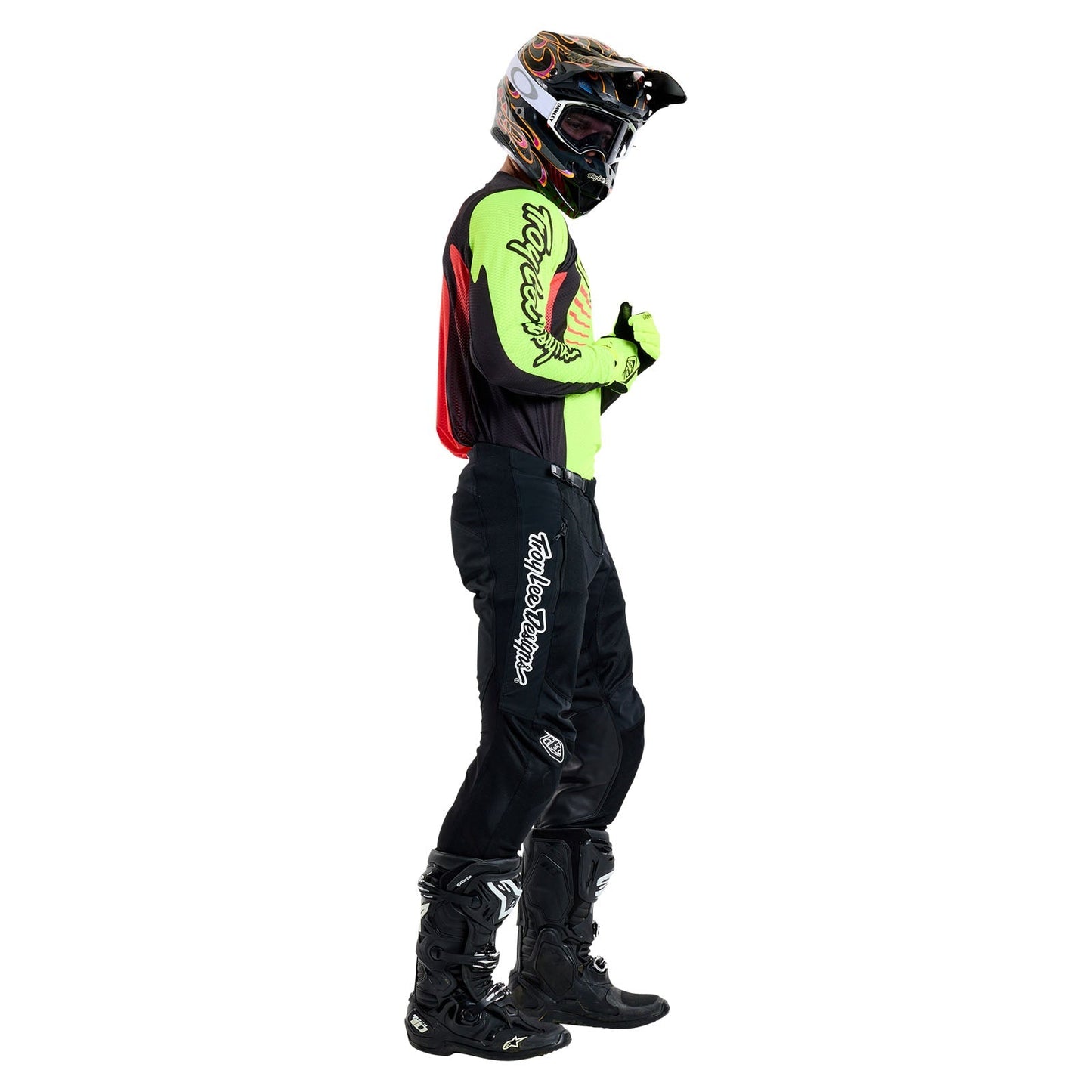 TLD GP Pro Air Jersey Ripple Glo Yellow / Infra Red