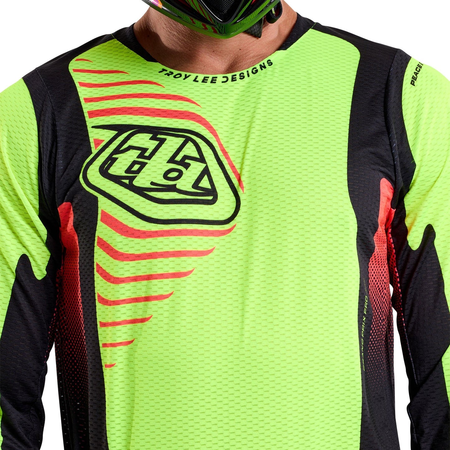 TLD GP Pro Air Jersey Ripple Glo Yellow / Infra Red