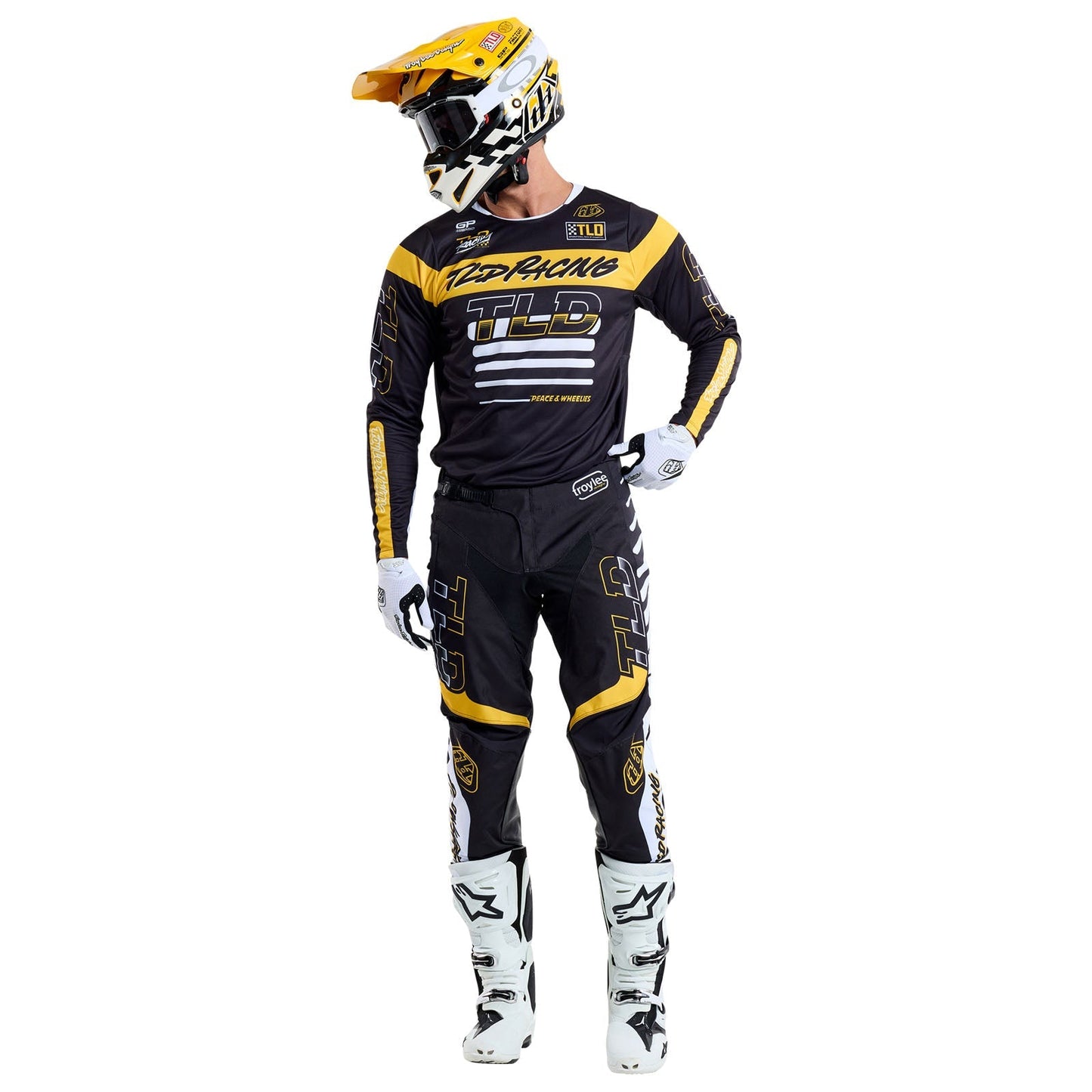 TLD GP Pro Jersey Fifty-50 Black / Gold