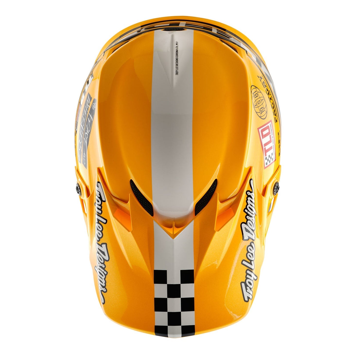 TLD GP Pro Helmet Fifty-50 White / Gold