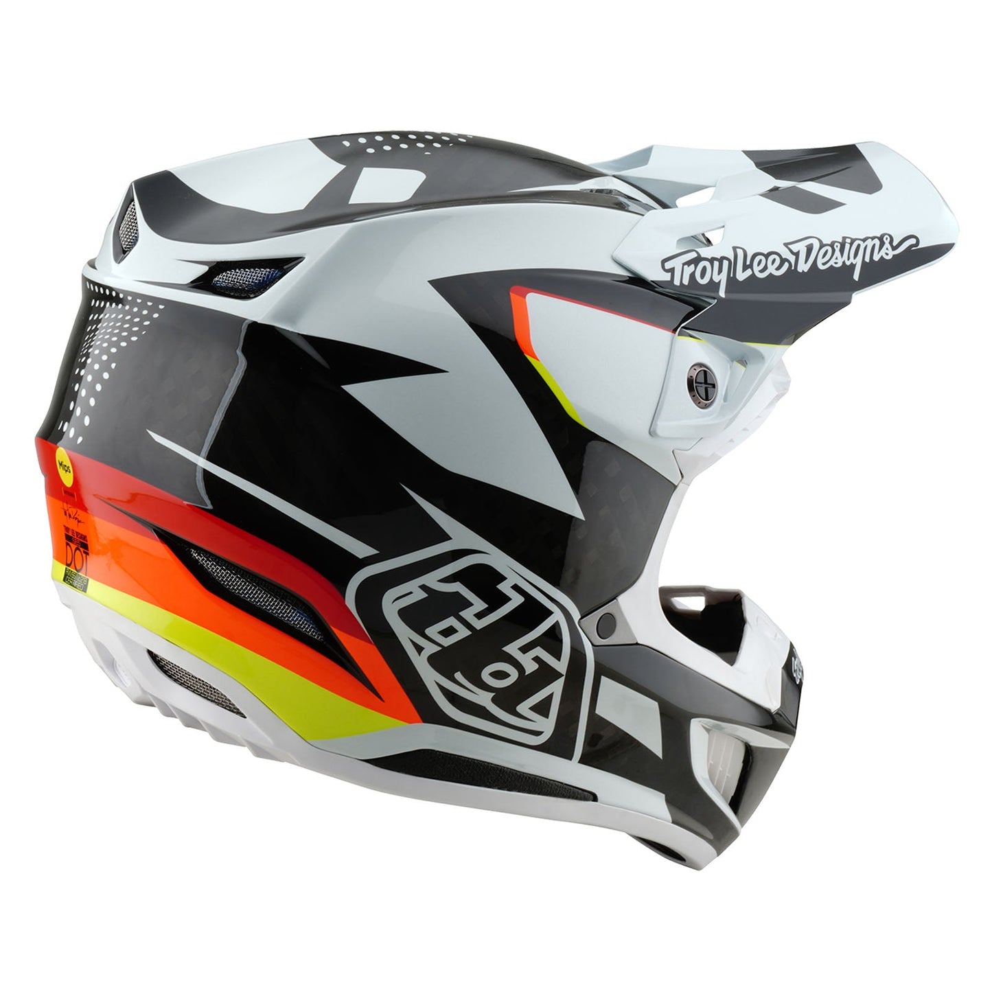 TLD SE5 Carbon Helmet W/MIPS Optic Black