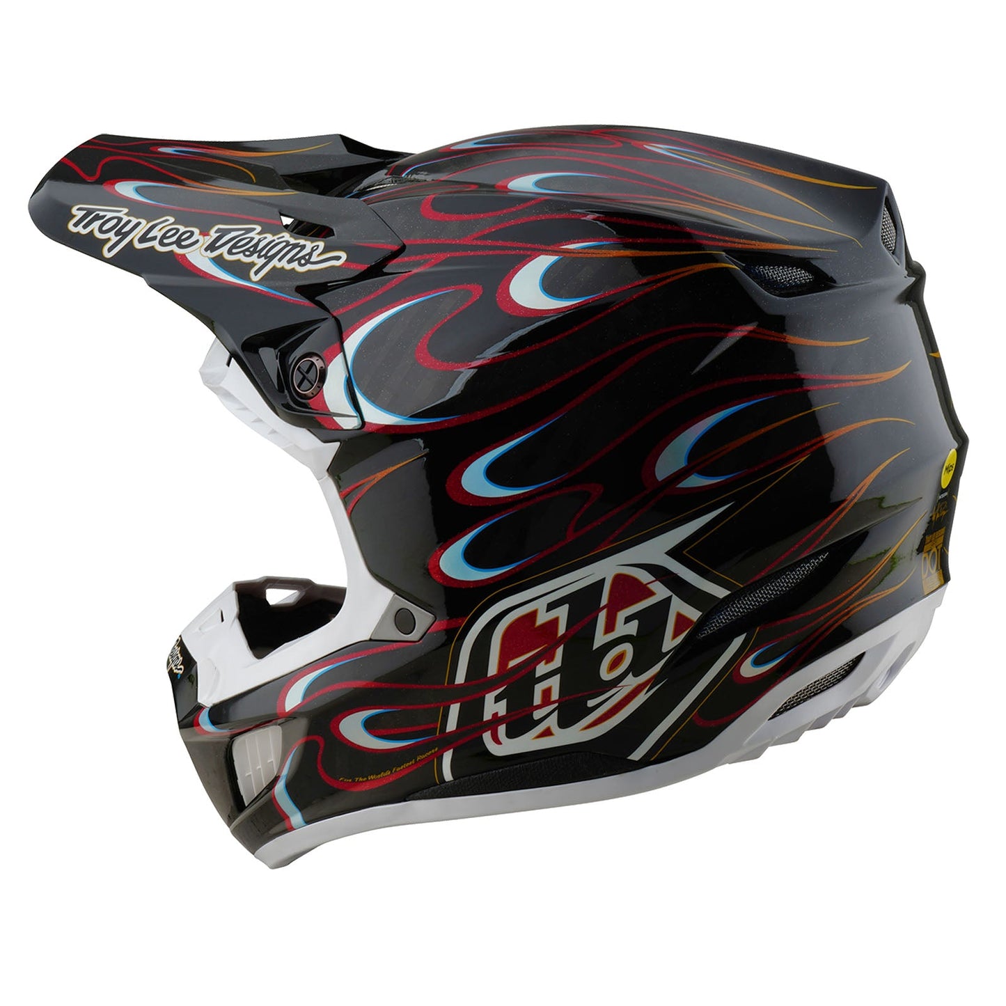 TLD SE5 Carbon Helmet W/MIPS Torched Black / Red