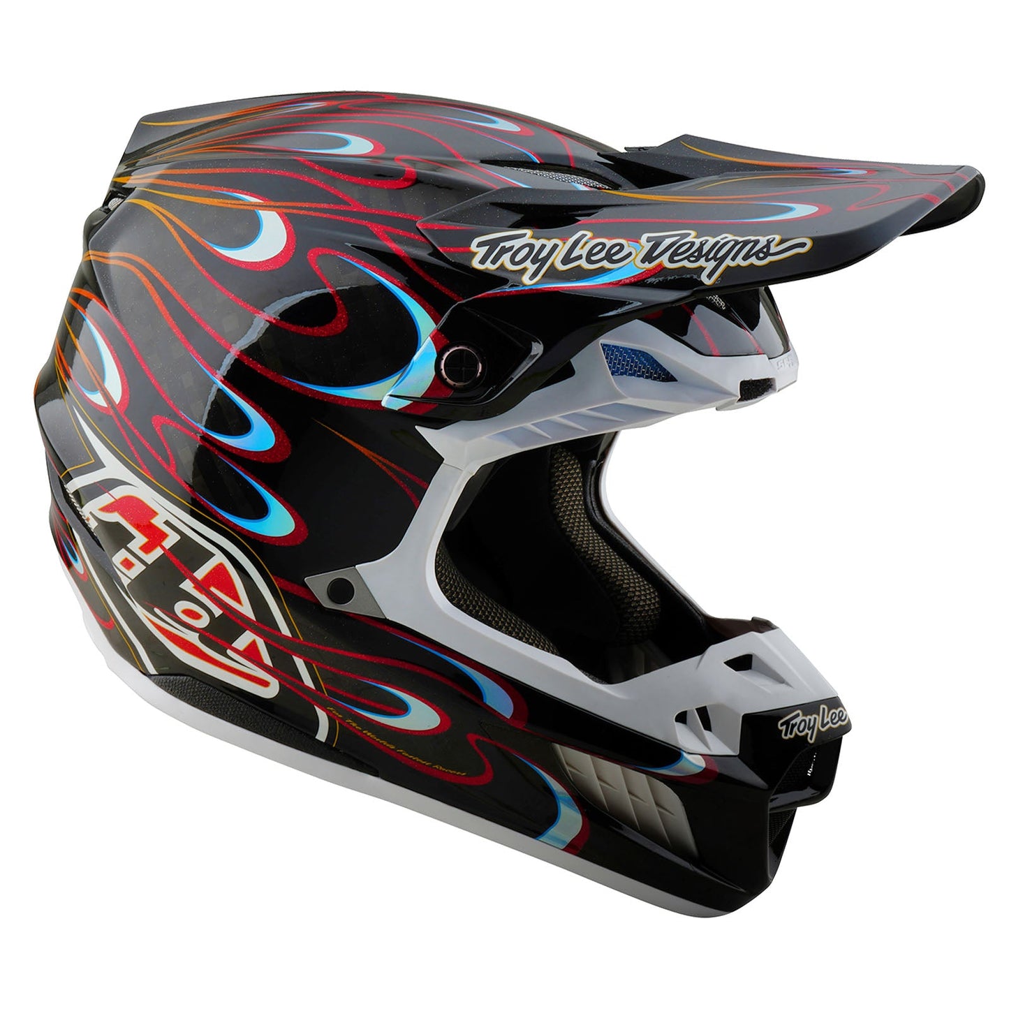 TLD SE5 Carbon Helmet W/MIPS Torched Black / Red