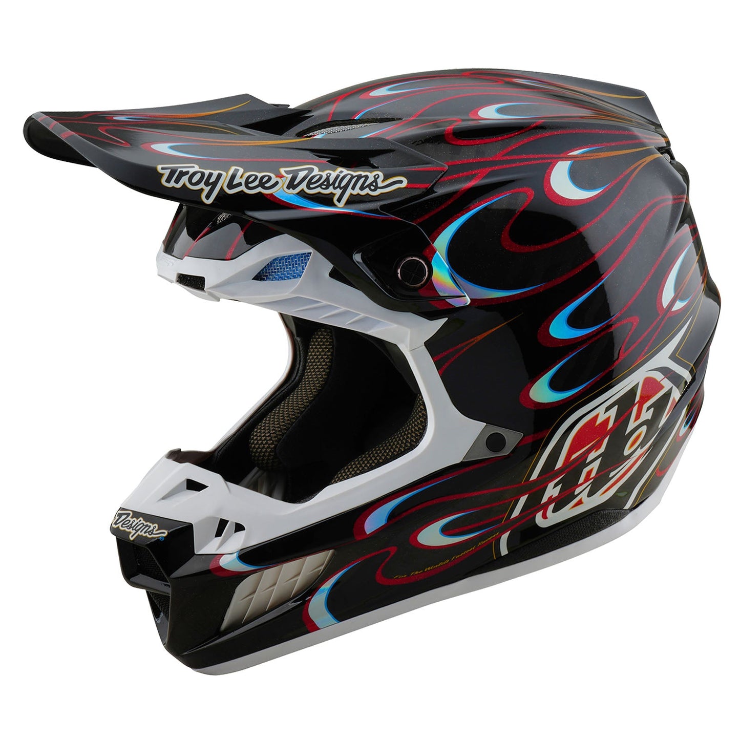 TLD SE5 Carbon Helmet W/MIPS Torched Black / Red