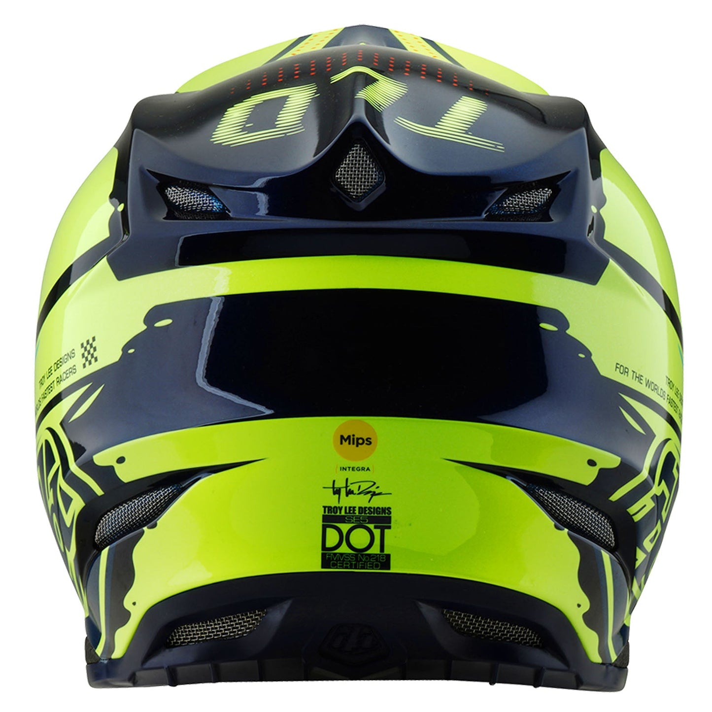 TLD SE5 Composite Helmet W/MIPS Drip Yellow