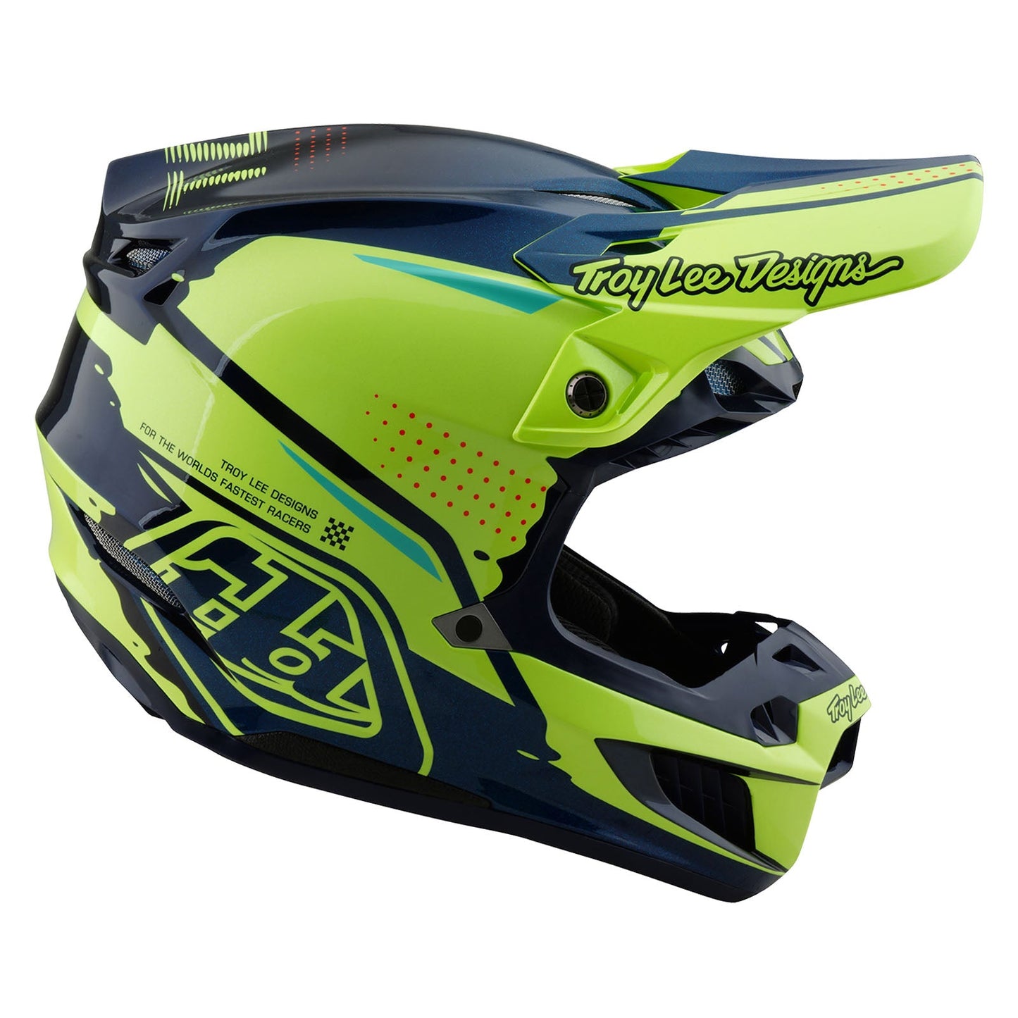 TLD SE5 Composite Helmet W/MIPS Drip Yellow