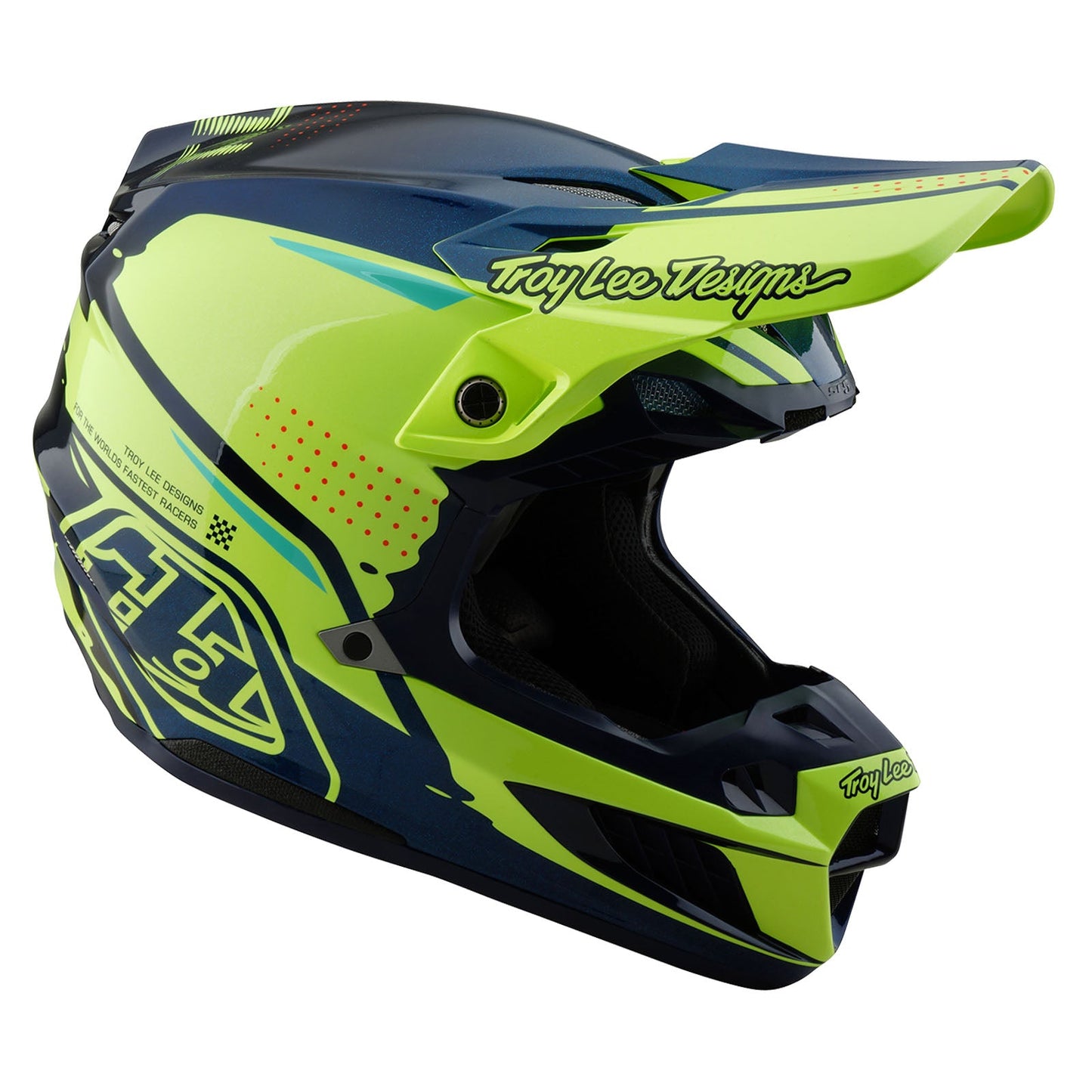 TLD SE5 Composite Helmet W/MIPS Drip Yellow