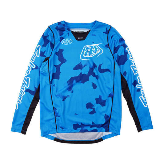 TLD Youth GP Pro Jersey Blotted Bright Blue