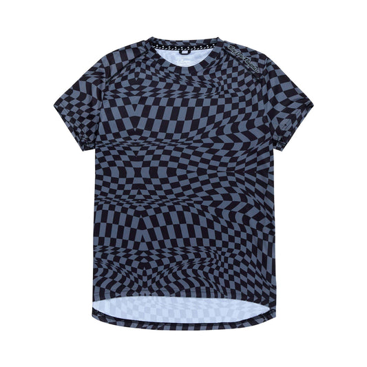 TLD Womens Lilium SS Jersey Twisted Checkers Black