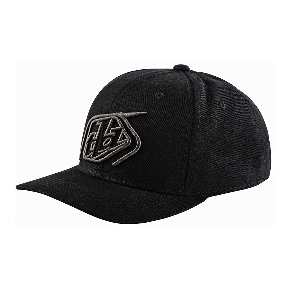 Snapback Hat Crop Black / Charcoal – Troy Lee Designs EU