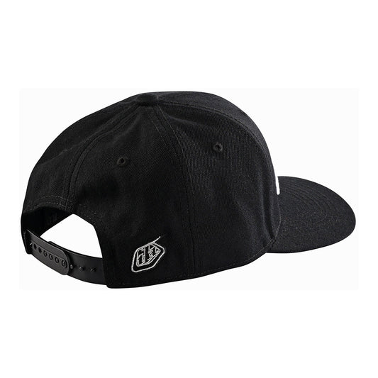 Troy Lee Snapback Hat Signature Black / White