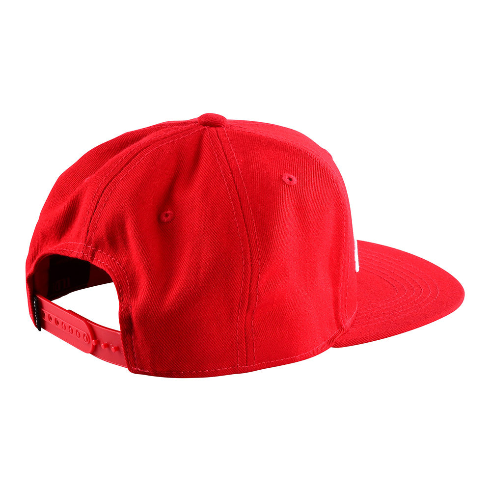 TLD Snapback Hat Signature Red / White