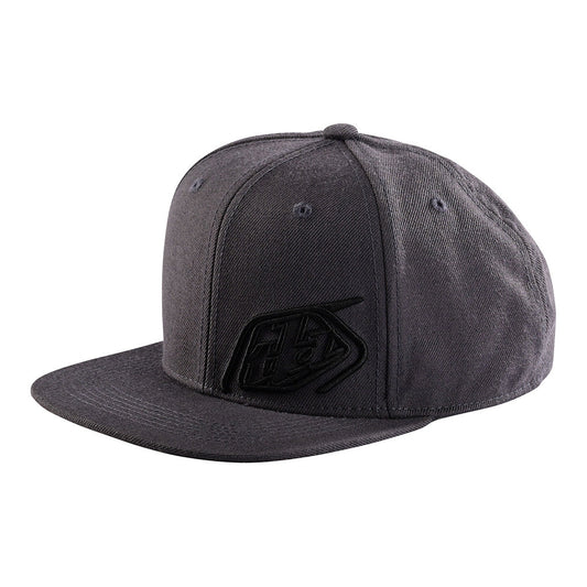 Troy Lee Snapback Hat Slice Dark Grey / Charcoal