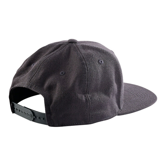 Troy Lee Snapback Hat Slice Dark Grey / Charcoal