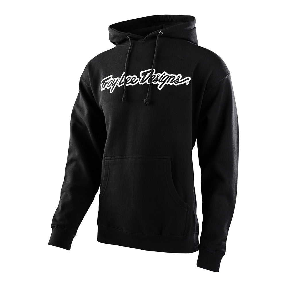 Pullover Hoodie Signature Black – Troy Lee Designs EU