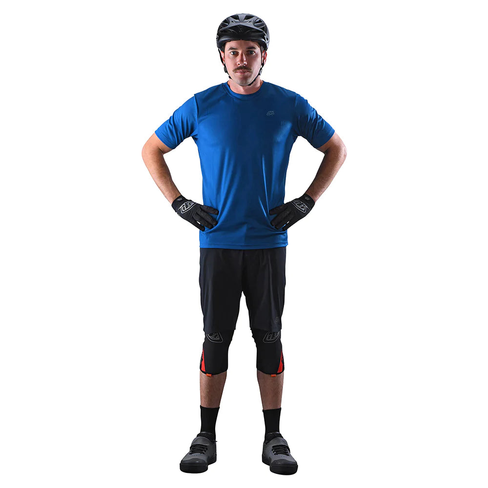 Troy Lee FLOWLINE SHORT SLEEVE JERSEY SOLID Slate Blue