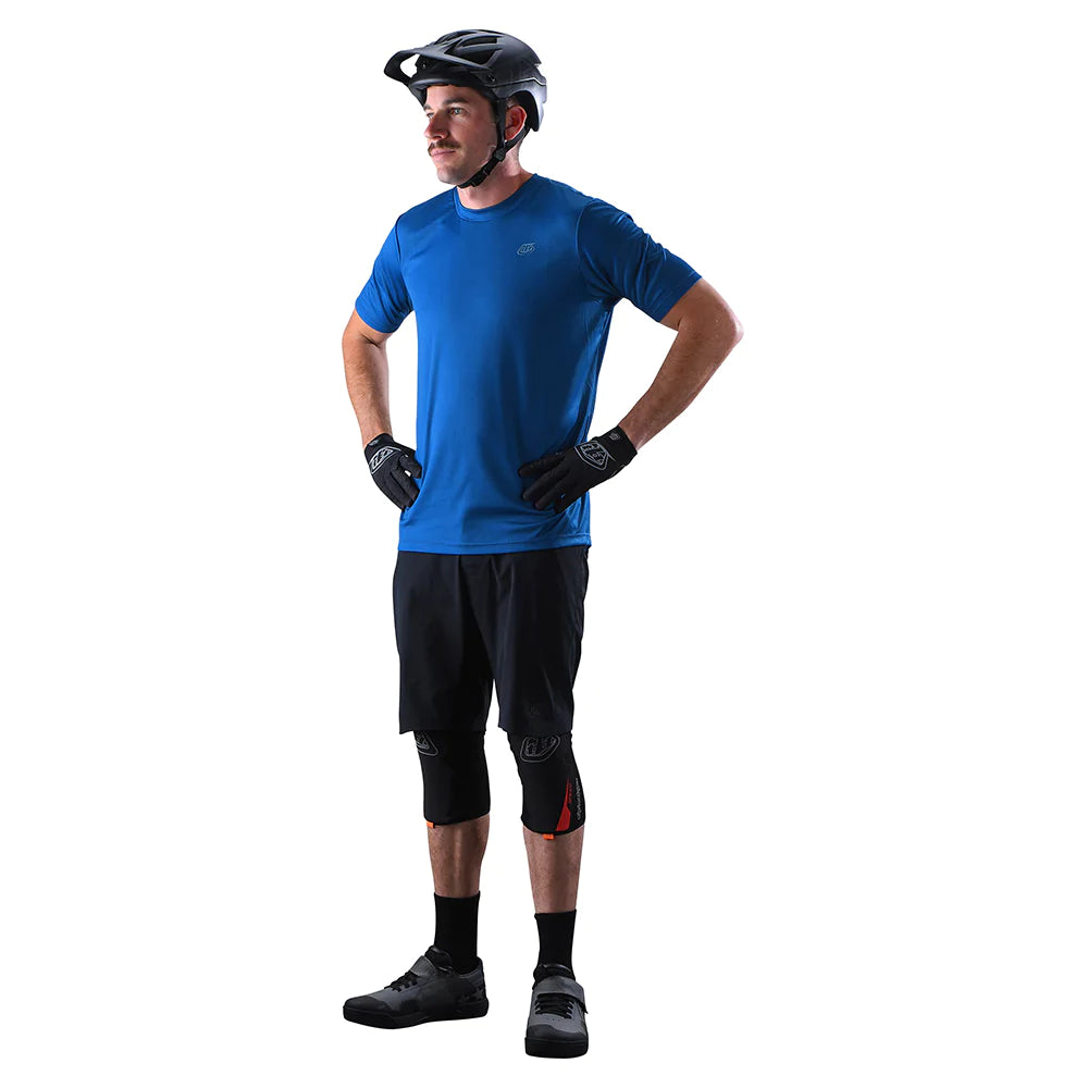 Troy Lee FLOWLINE SHORT SLEEVE JERSEY SOLID Slate Blue