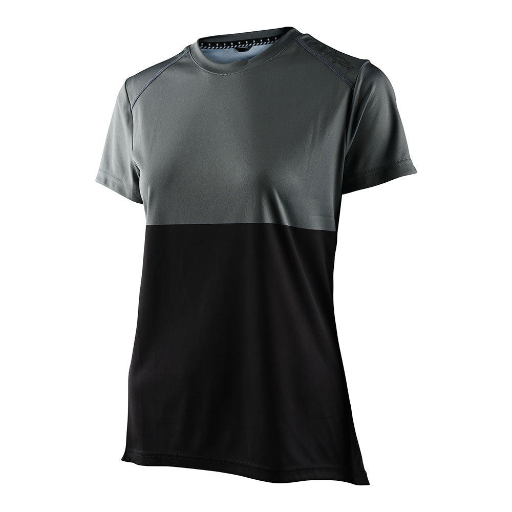 Troy Lee WOMENS LILIUM SHORT SLEEVE JERSEY BLOCK Green/Black