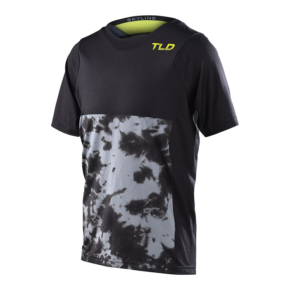 Troy Lee YOUTH SKYLINE SHORT SLEEVE JERSEY BREAKS Charcoal