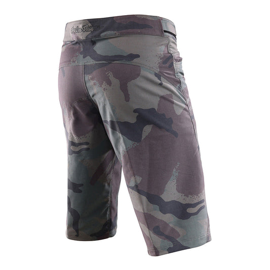 Troy Lee Youth Flowline Short No Liner Camo Woodland