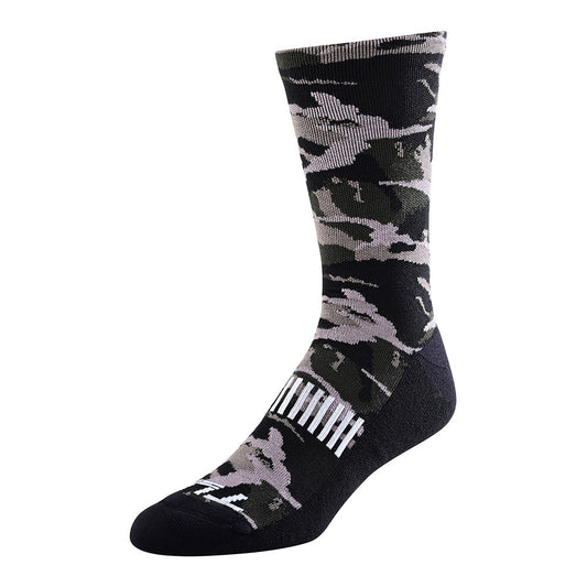 Troy Lee Performance Sock Camo Signature Black