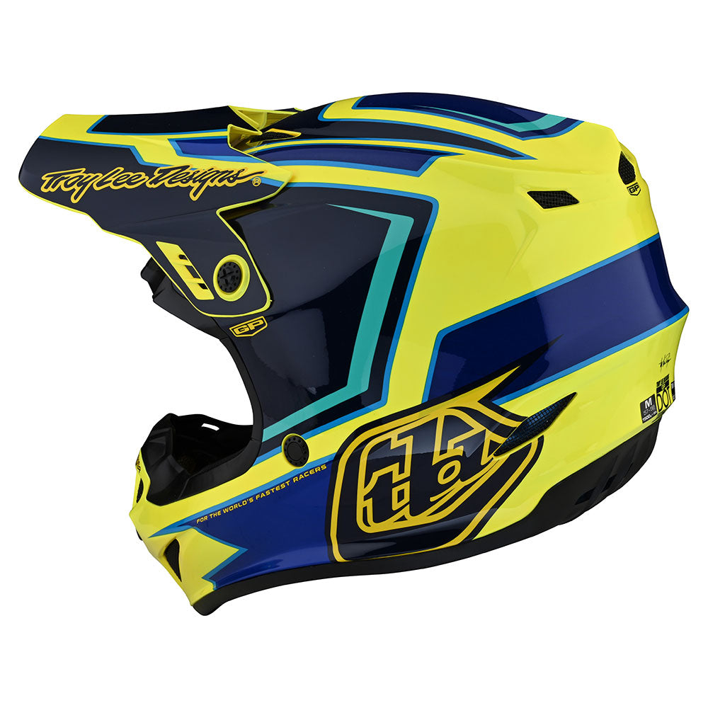 Troy Lee GP HELMET NO MIPS RITN YELLOW