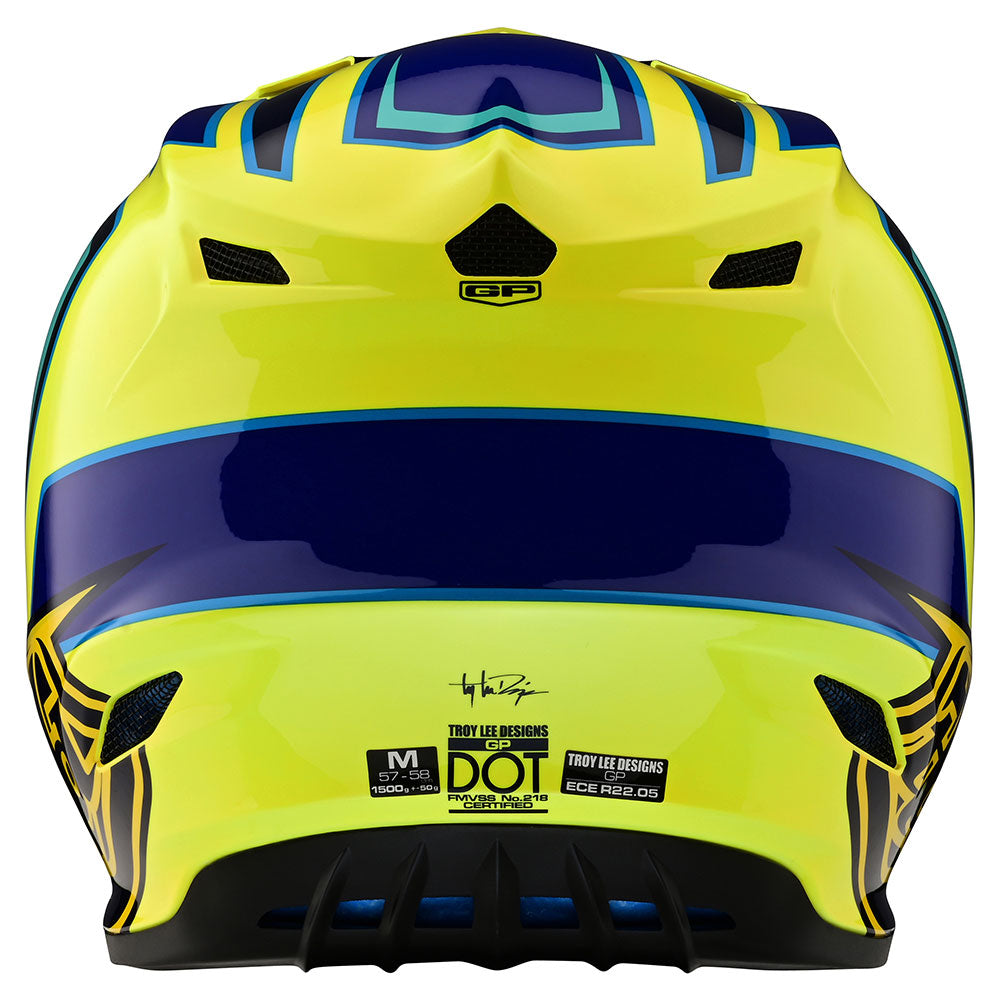 Troy Lee GP HELMET NO MIPS RITN YELLOW