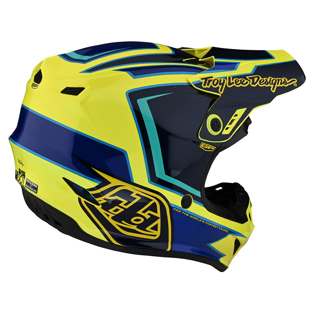 Troy Lee GP HELMET NO MIPS RITN YELLOW