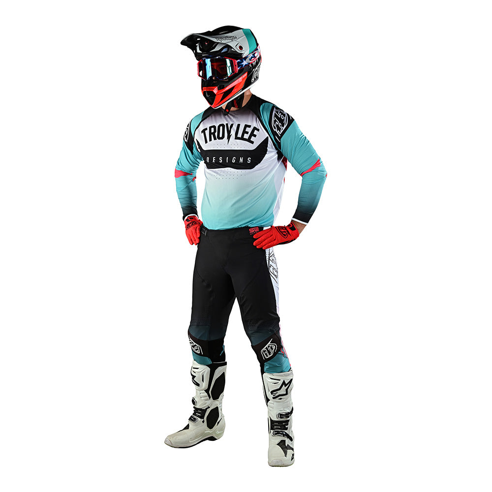 Troy Lee SE Ultra Pant Arc Turquoise / Neon Melon