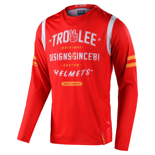 Troy Lee GP AIR JERSEY ROLL OUT Red