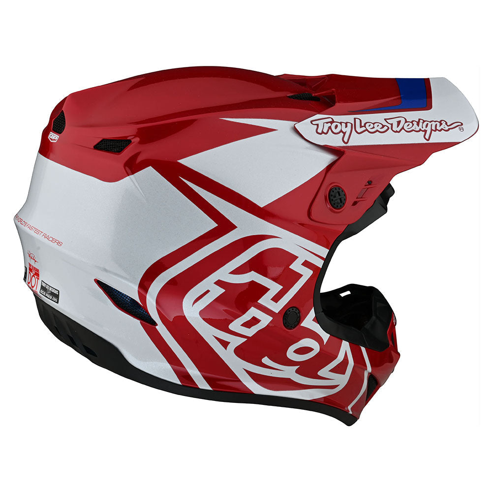 Troy Lee GP Helmet Overload Red / White