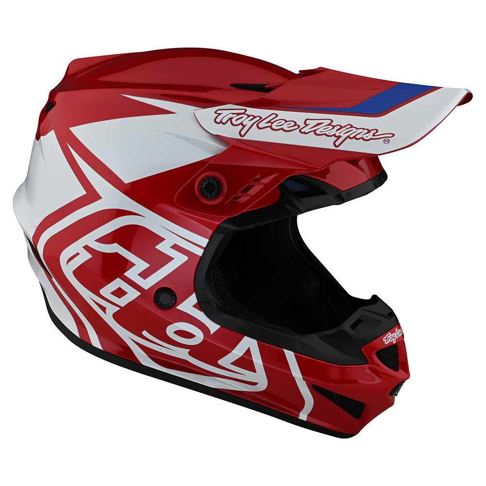 Troy Lee GP Helmet Overload Red / White
