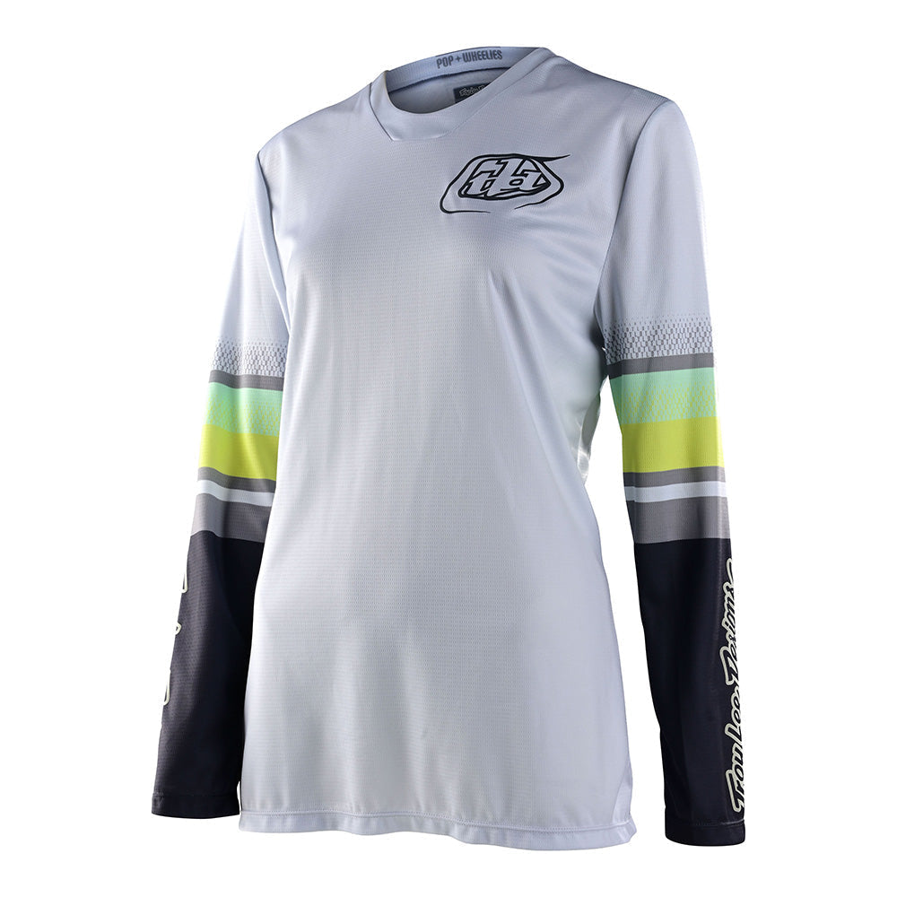 Troy Lee WOMENS GP JERSEY WARPED White
