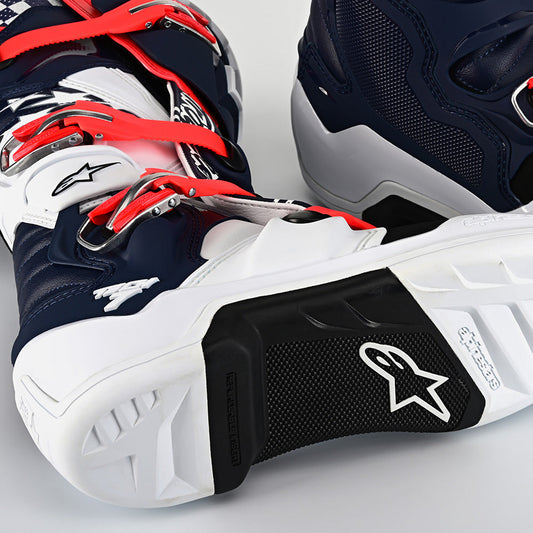 Troy Lee Alpinestars Tech 7 MX Boot Solid White / Navy