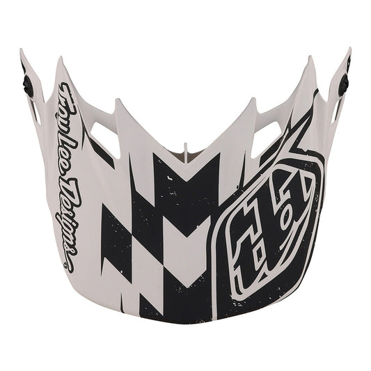 Troy Lee SE4 Visor Race Shop White / Black