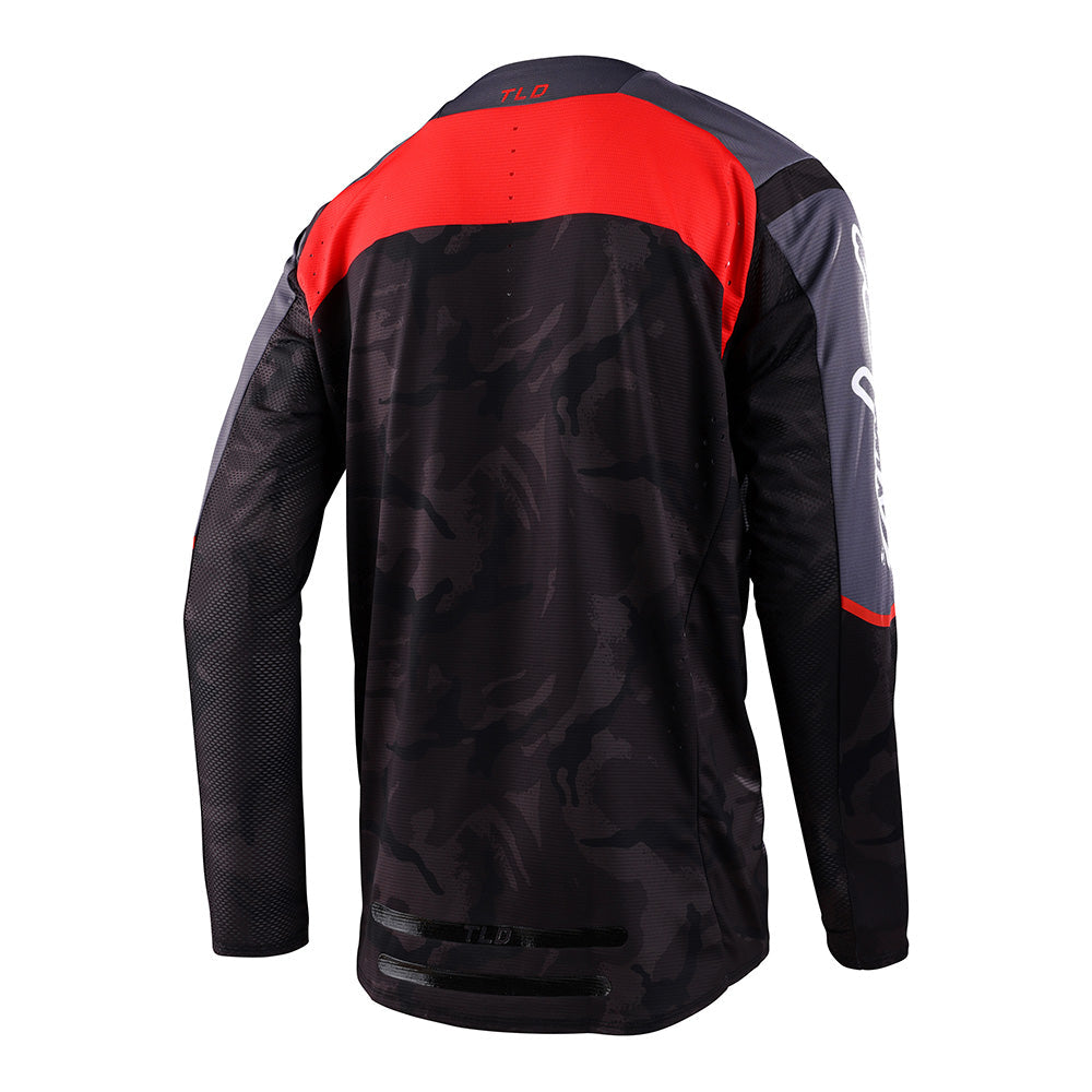 Troy Lee SE Pro Jersey Grid Camo Black / Gray