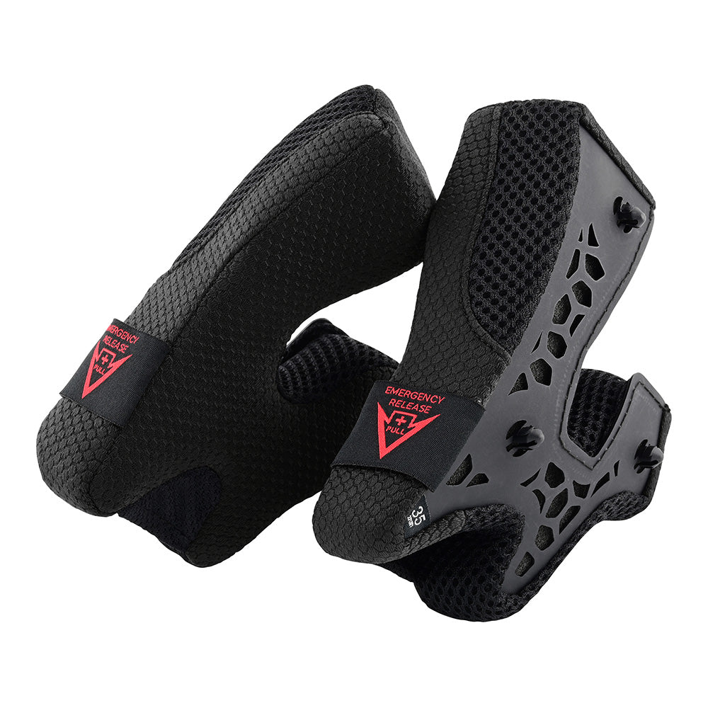 Troy Lee SE5 Composite Cheekpad Set Solid Black