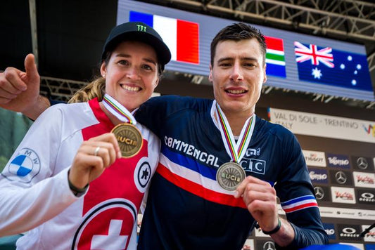 COULANGES, BROSNAN AND BALANCHE BRING HOME WORLD CHAMP DH MEDALS