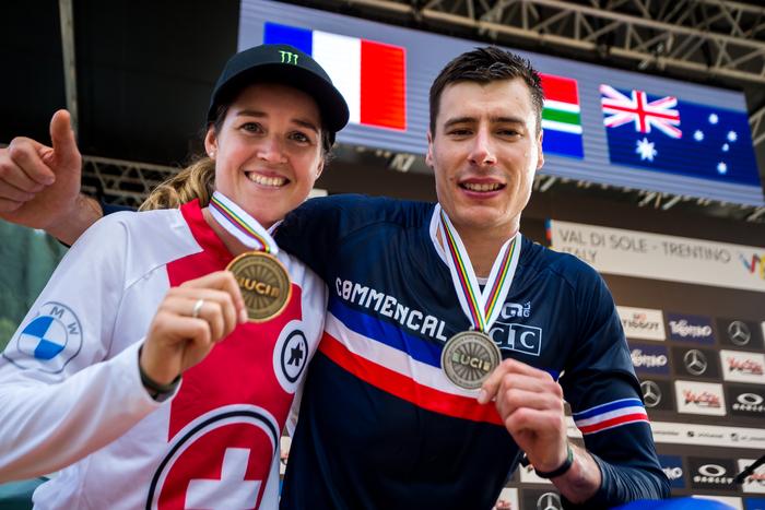 COULANGES, BROSNAN AND BALANCHE BRING HOME WORLD CHAMP DH MEDALS
