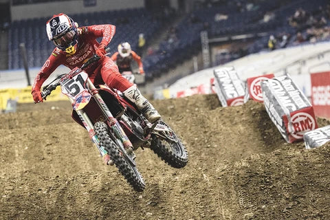TOUGH NIGHT IN INDY FOR TROY LEE DESIGNS/RED BULL/GASGAS FACTORY RACING TEAM