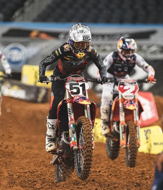 JUSTIN BARCIA COMES FROM BEHIND TO FINISH FOURTH AT ARLINGTON 2 SUPERCROSS
