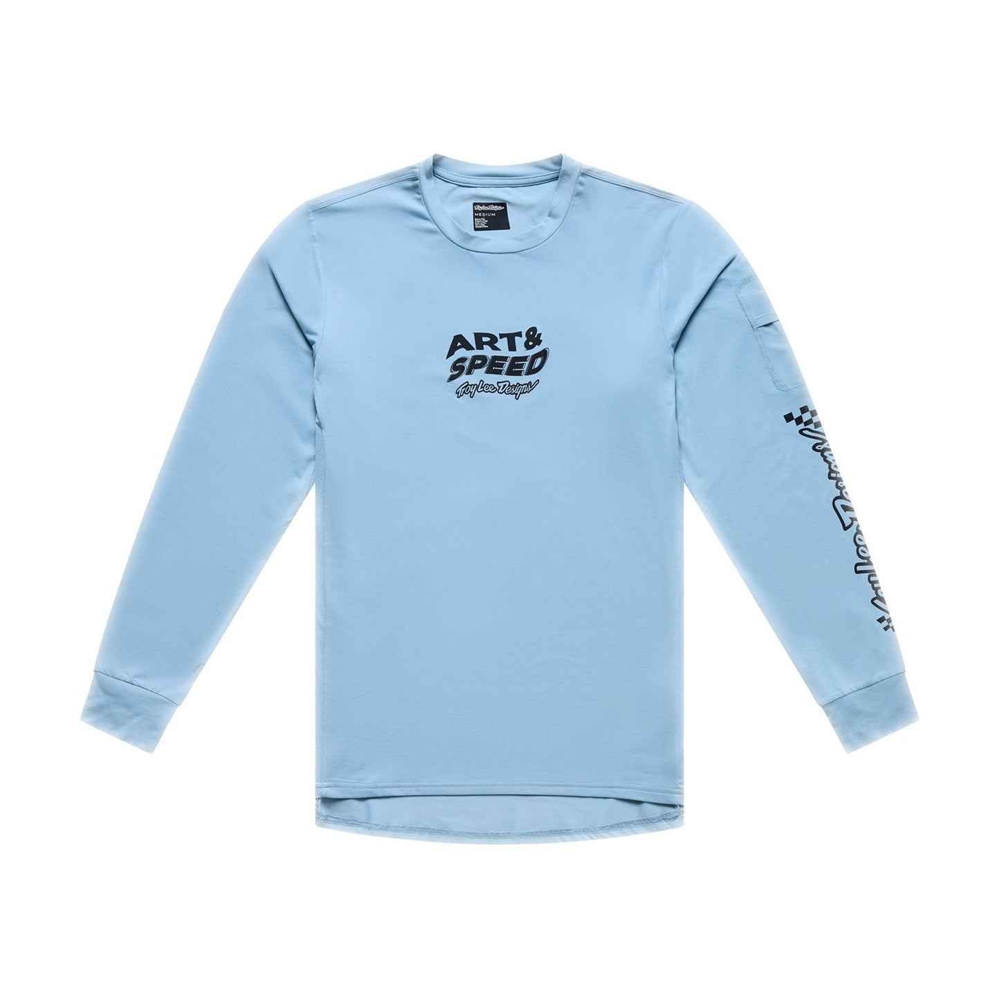Ruckus Ride LS Tee Waves Dawn Blue