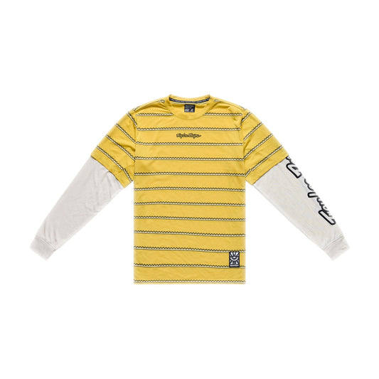 Skyline Fakie Ride LS Tee Stripe Butter