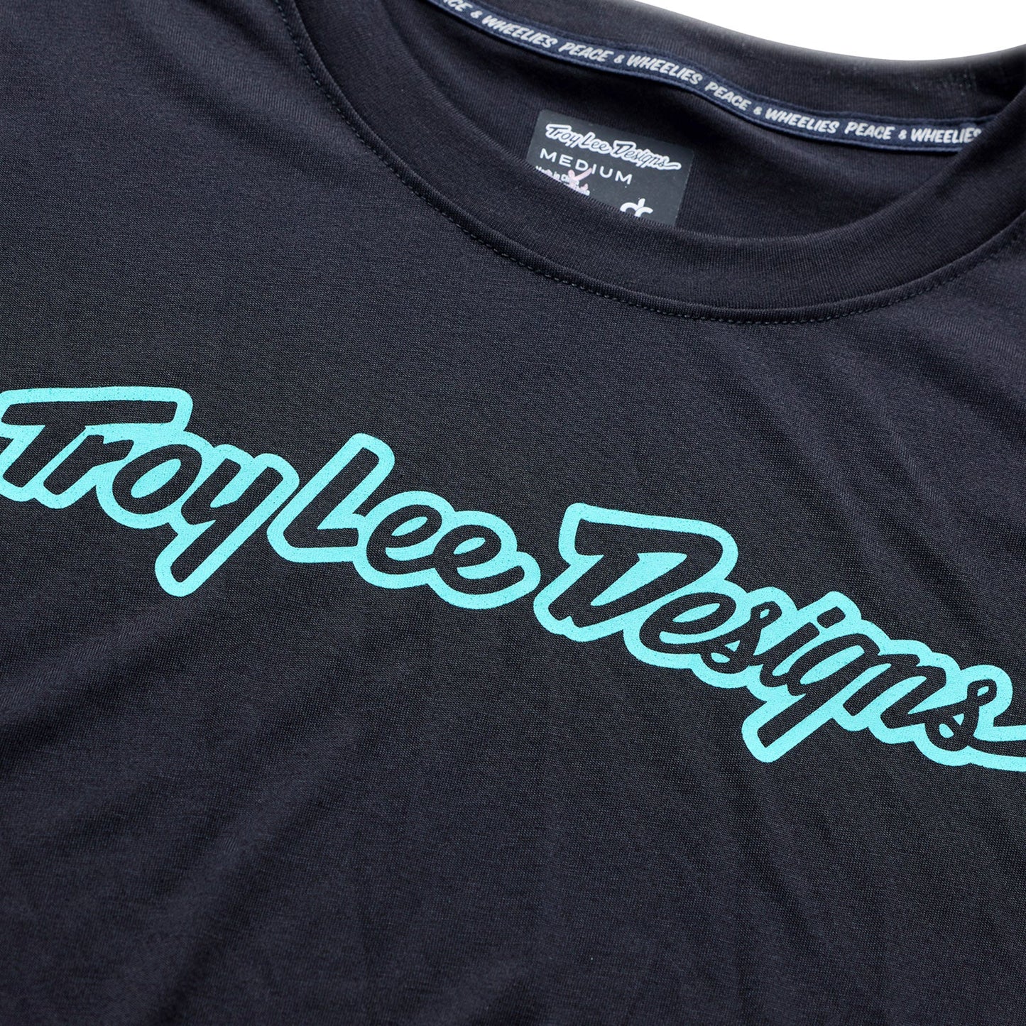 Skyline Ride LS Tee Signature Black / Real Teal