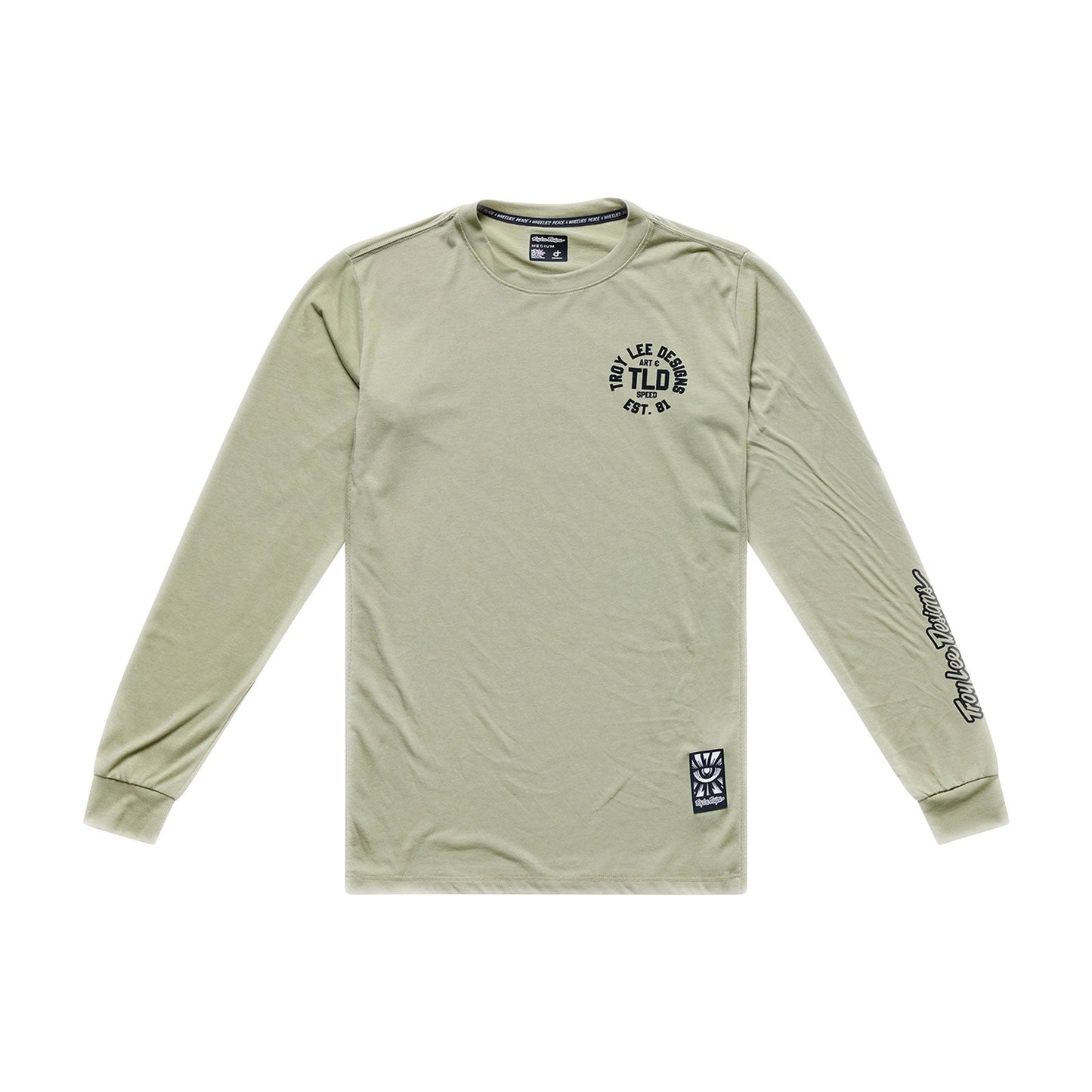 Skyline Ride LS Tee Stamps Sage