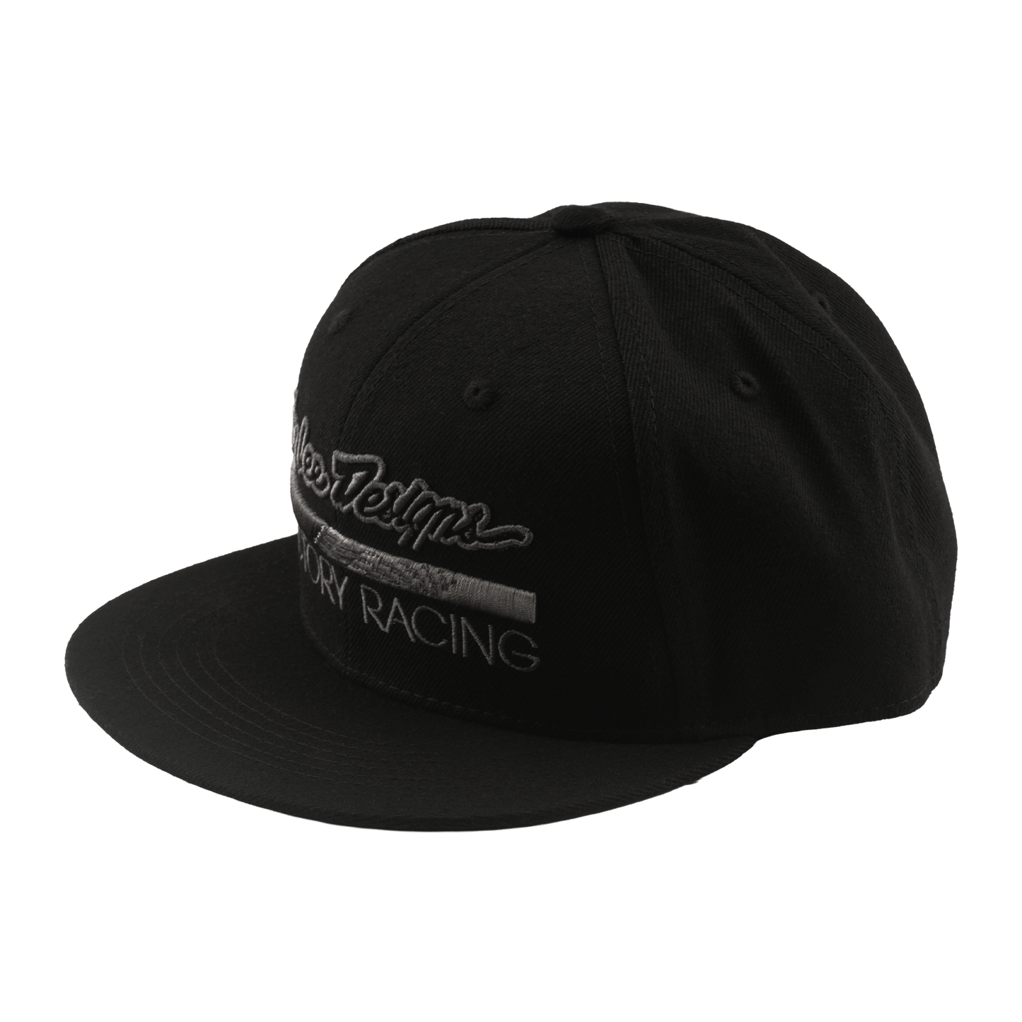 Flat Bill Snapback Troy Lee Designs Factory Racing Black / Gray