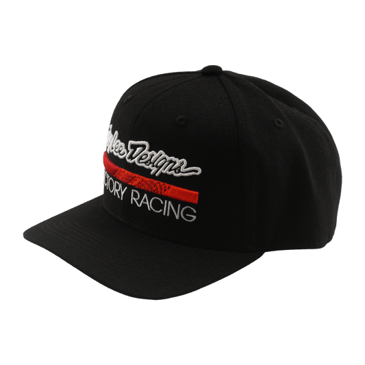 Curved Bill Snapback Troy Lee Designs Factory Racing Black / Red