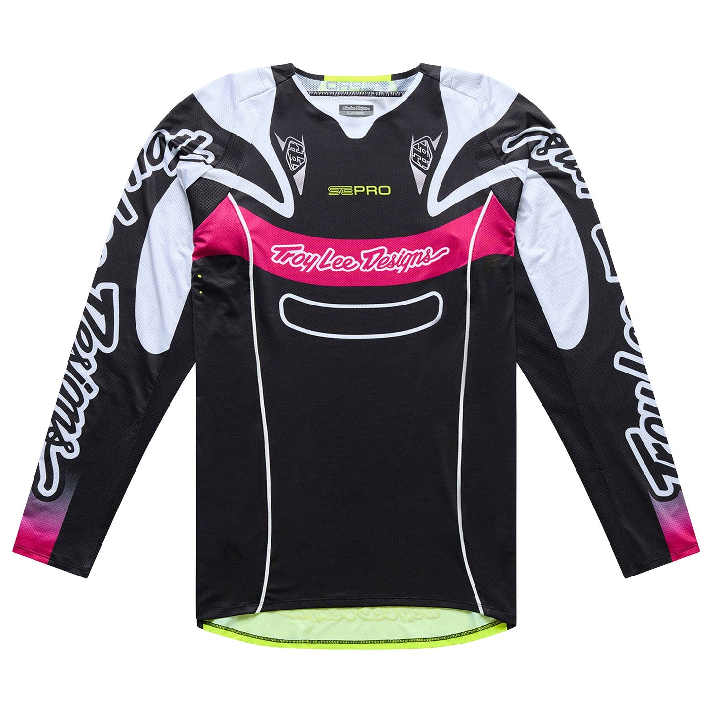 SE Pro LS Jersey Salvo Black / White