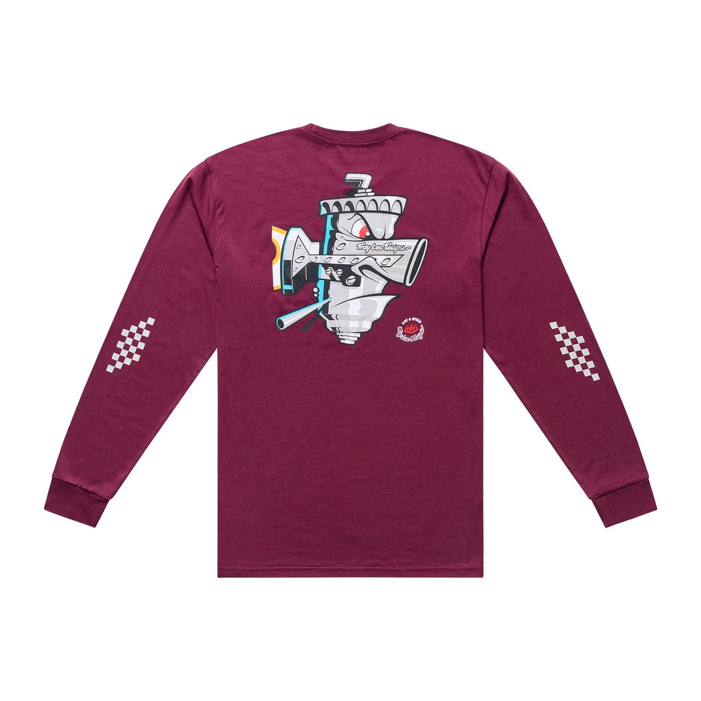 Long Sleeve Tee Carb Club Sangria
